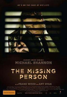 The Missing Person poster - a film by Noah Buschel