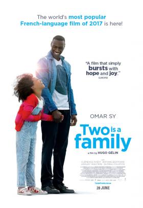 Two Is A Family poster- a film by Hugo Gélin